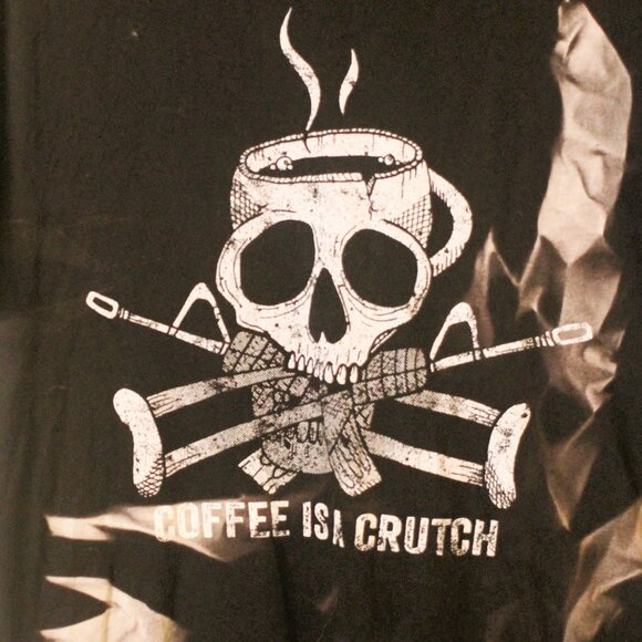 Grunt Style Coffee is A Crutch Men's T-Shirt - Picture 1 of 6